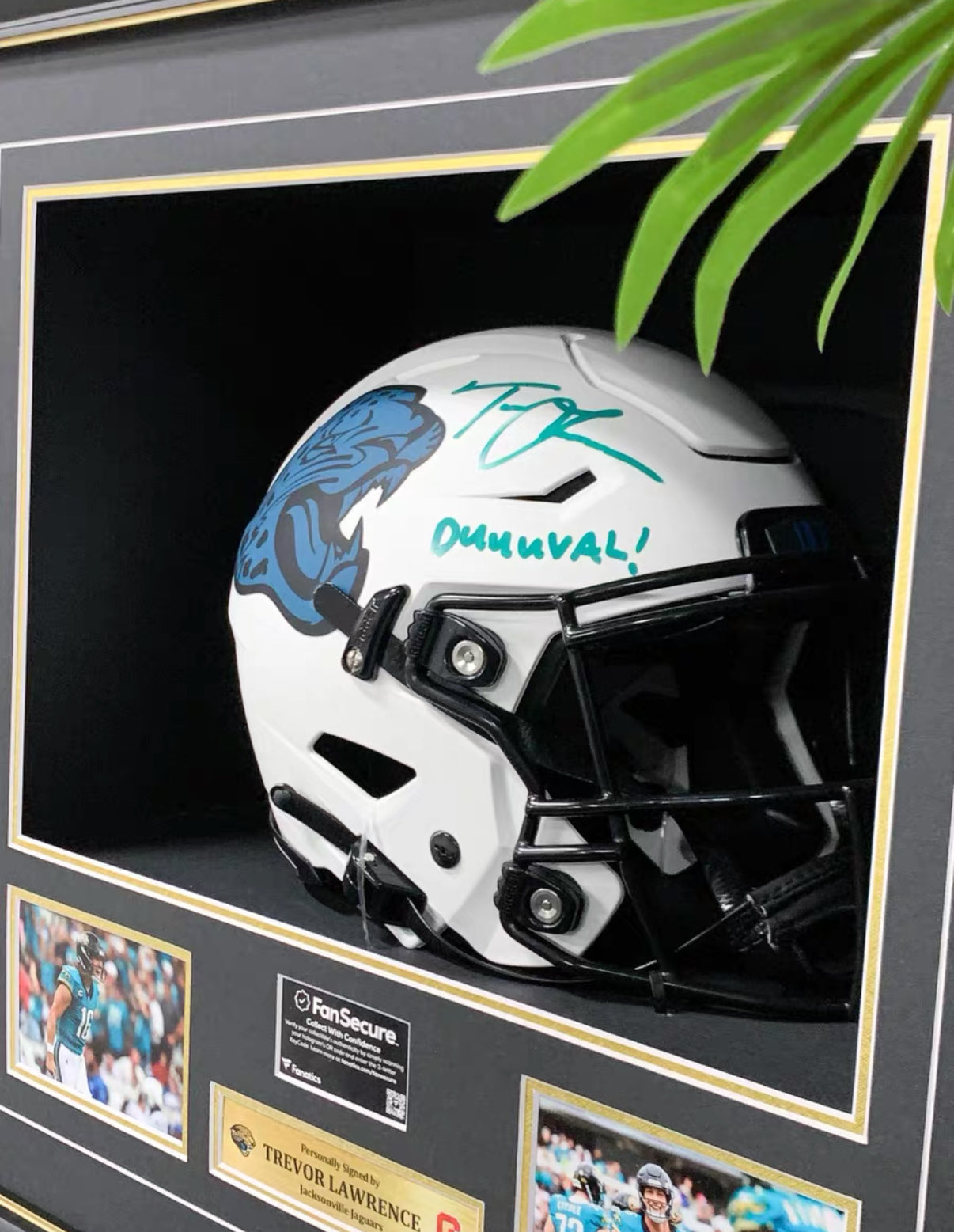 Tampa Bay Buccaneers Tom Brady Jacksonville Jaguars Trevor Lawrence Sentimental Item Custom Framed
