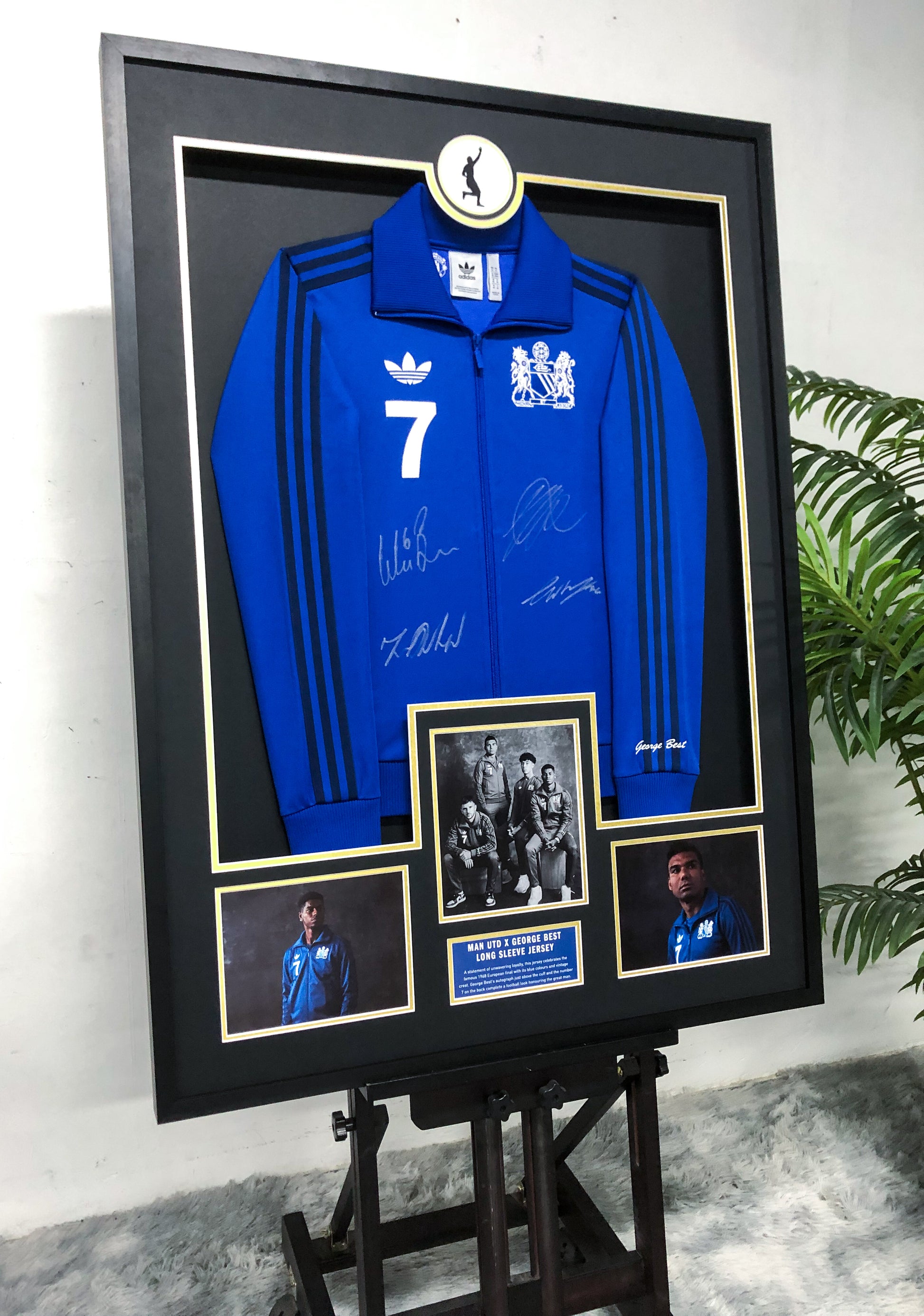 George Best Manchester United Jersey Custom Framing