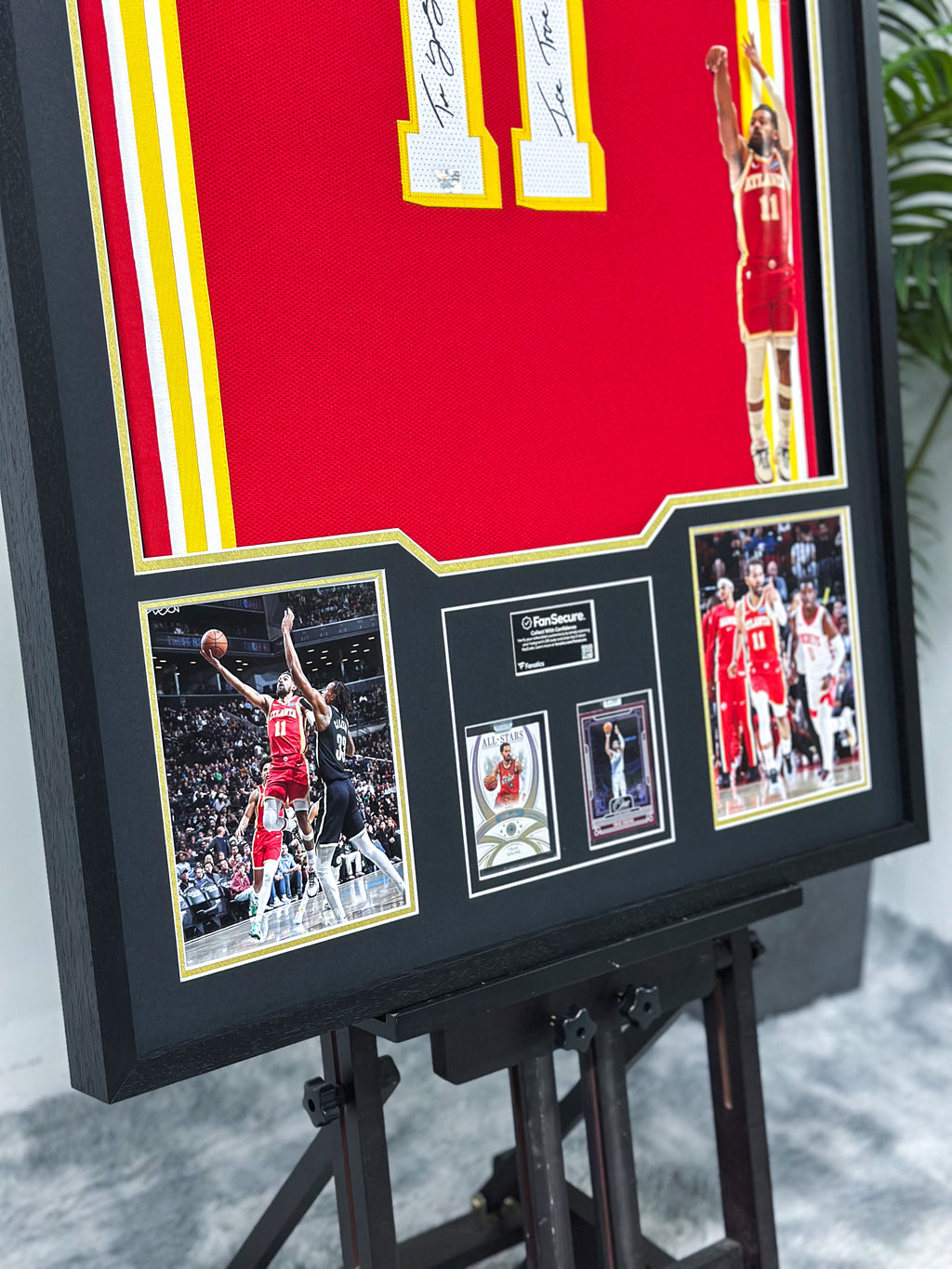 Trae Young Atlanta Hawks Autographed Jersey, Custom Framed