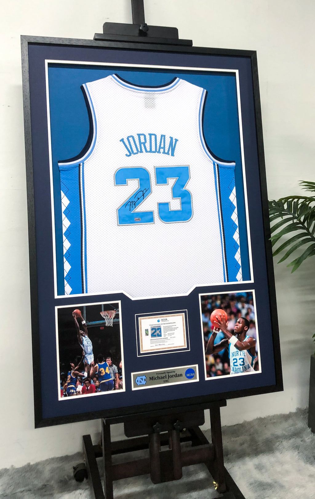 Michael Jordan UNC Jersey Framing