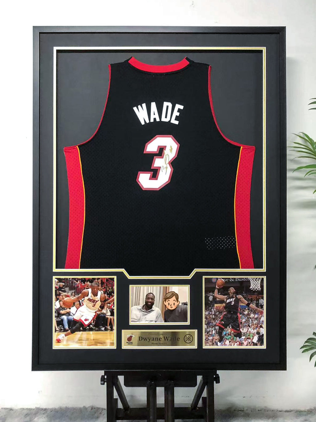 Dwyane Wade Miami Heat Jersey Custom Framing