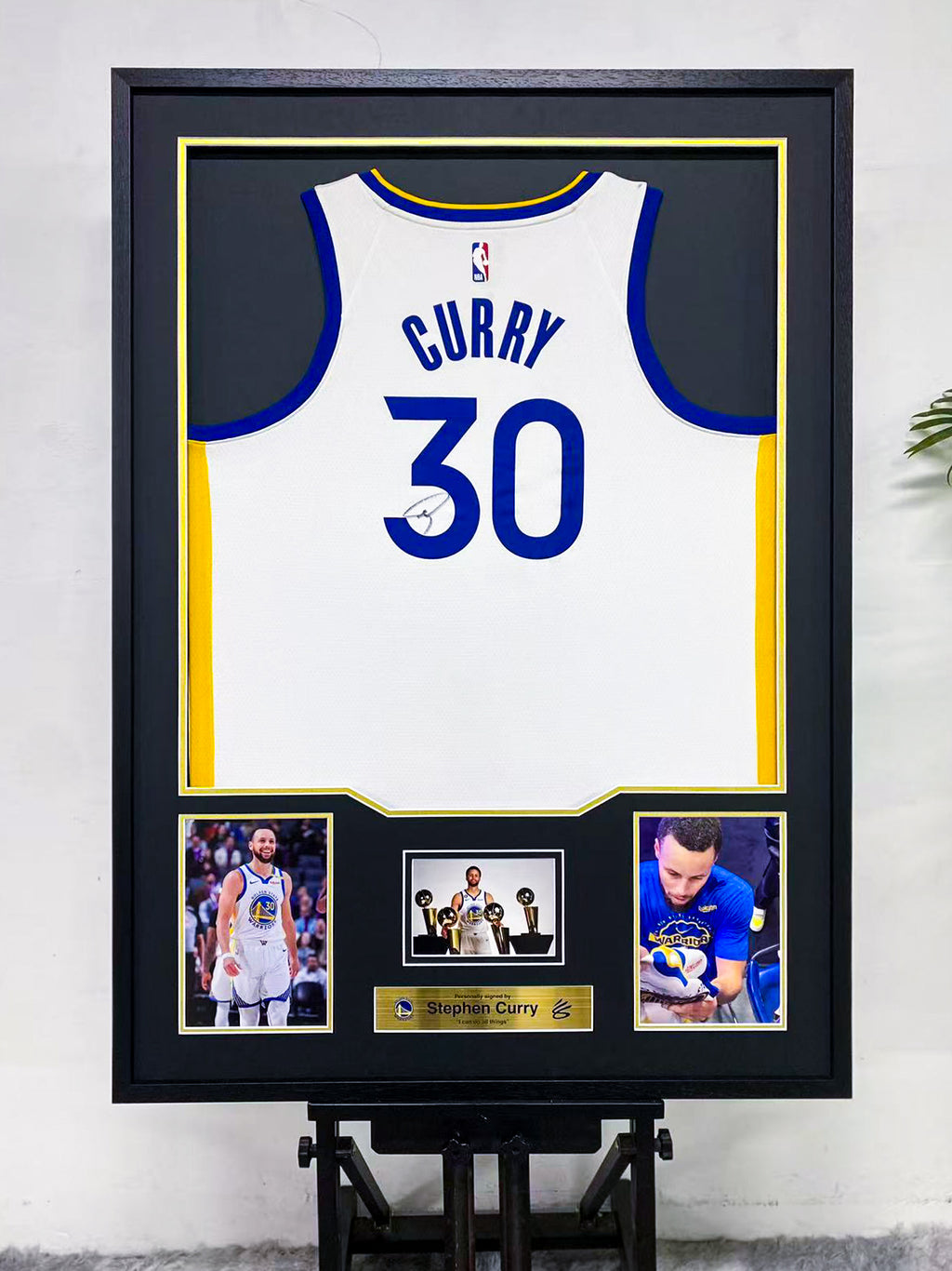 Stephen Curry Golden State Warriors #30 Autographed Jersey Framing