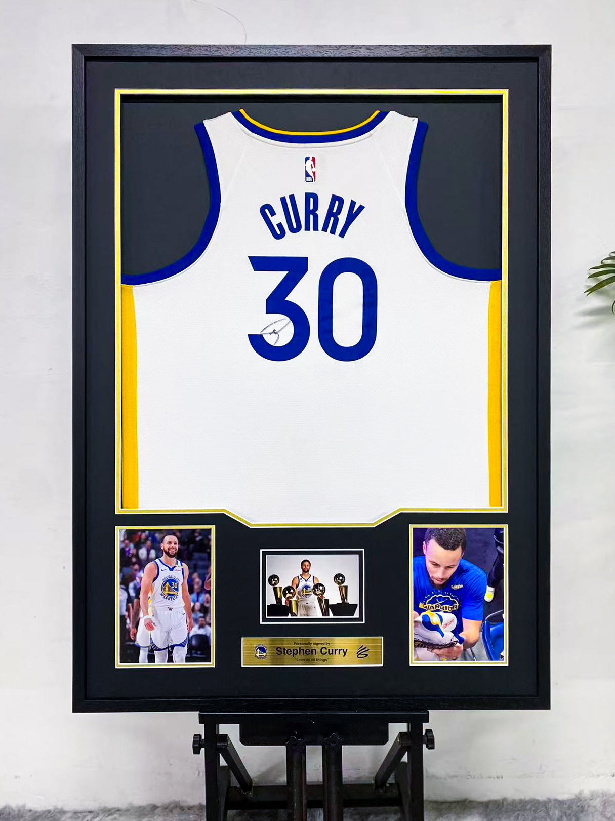 Stephen Curry Golden State Warriors #30 Autographed Jersey Framing