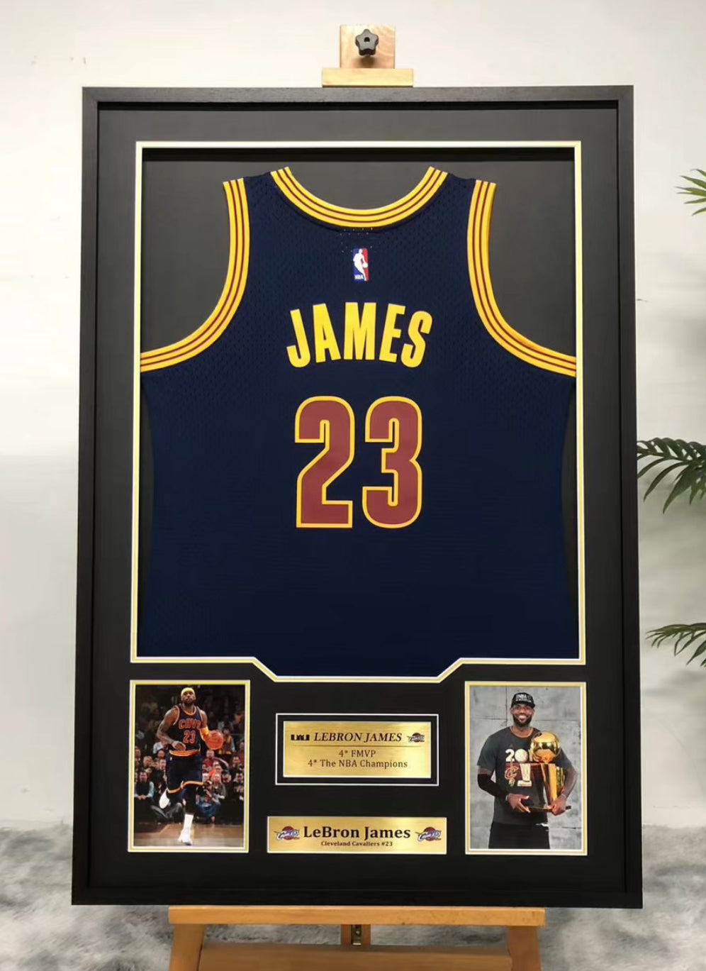 LeBron James Cavaliers Autographed Jersey Framing