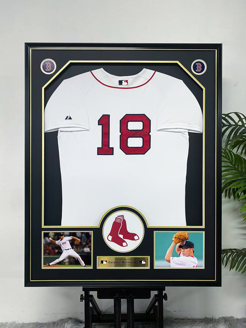 Daisuke Matsuzaka Boston Red Sox #18 Jersey Framing