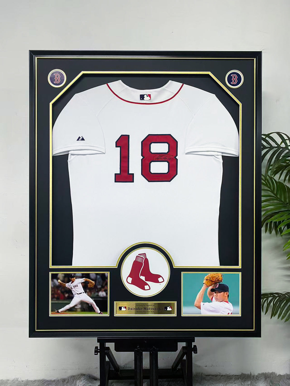 Daisuke Matsuzaka Boston Red Sox #18 Jersey Framing