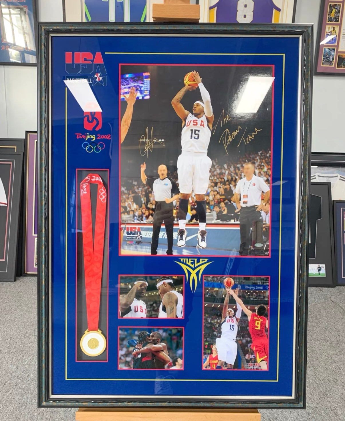 Carmelo Anthony USA Poster