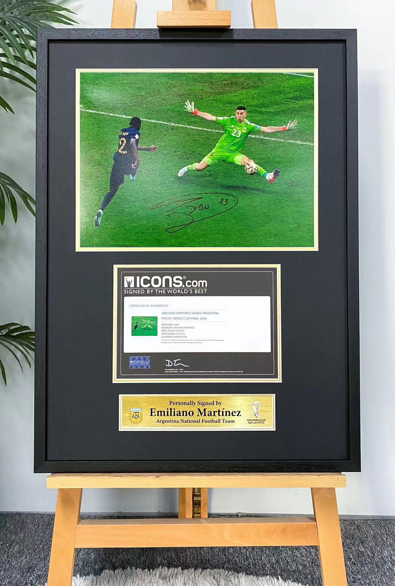 Emiliano Martinez Argentina Custom Framed Poster