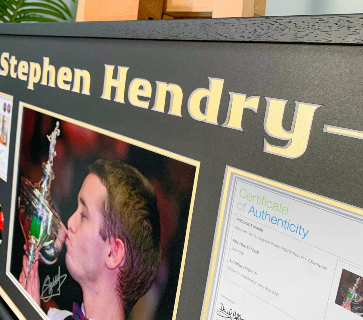 Hendry Sentimental Item Custom Framed