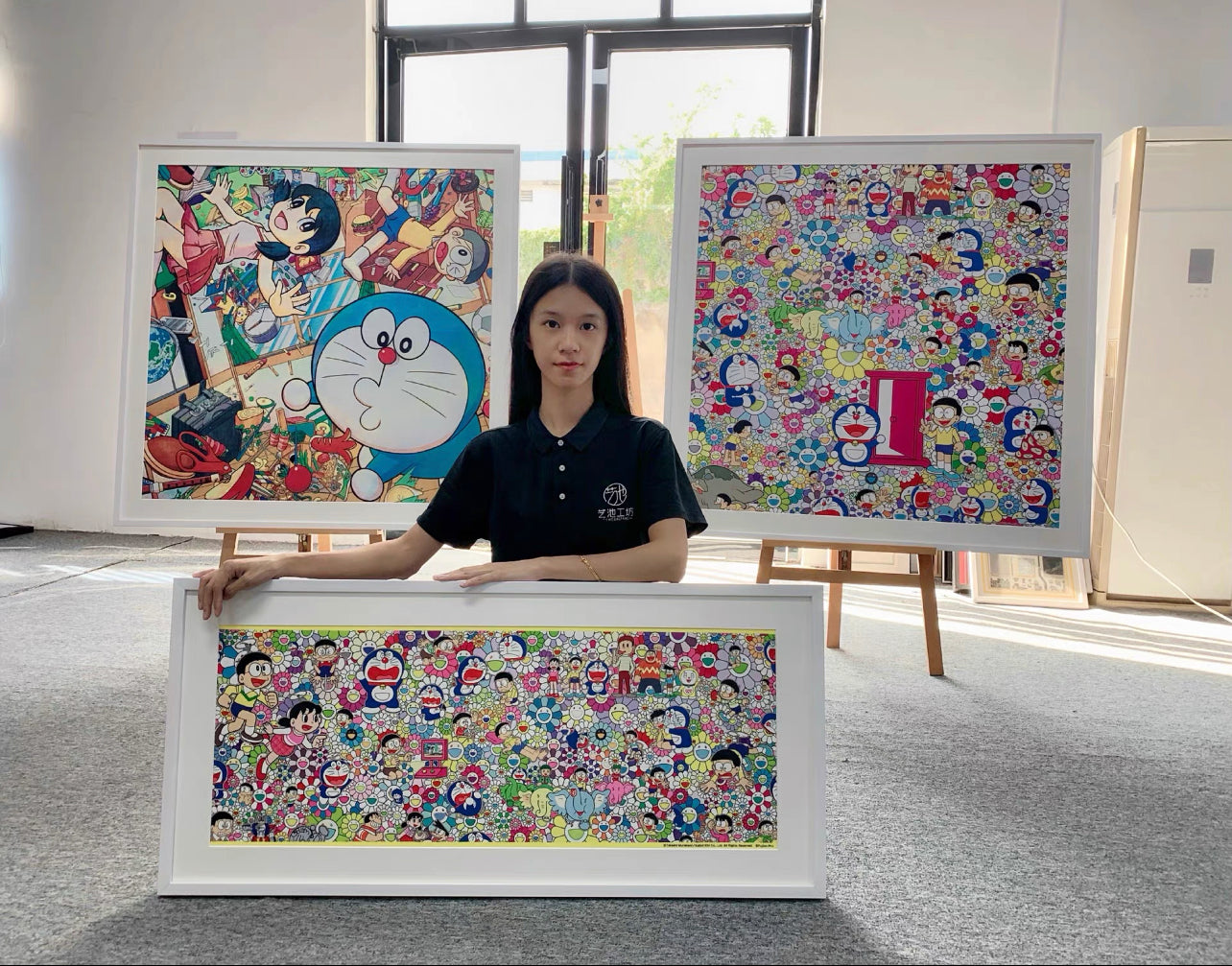 Doraemon Collectible Item Custom Framed