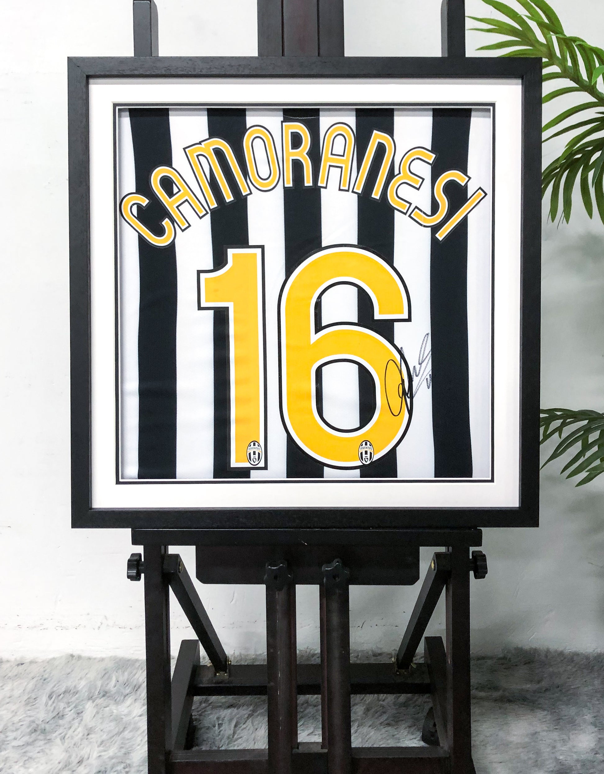 Márcello Camoranesi Juventus FC Jersey Custom Framing