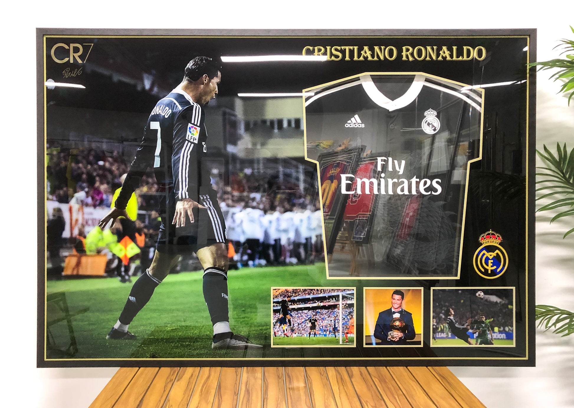 Cristiano Ronaldo Real Madrid Jersey Framing