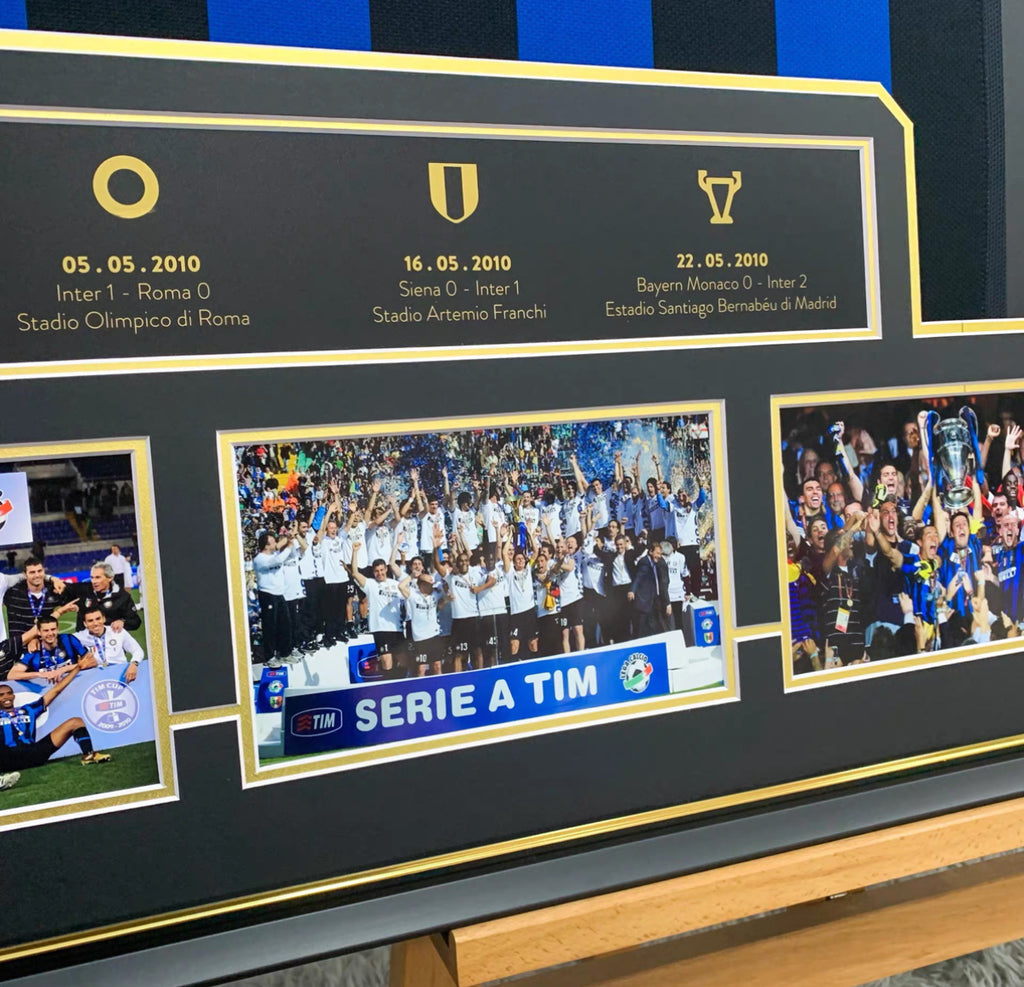 Inter Milan Jersey – Autographed Custom Framing