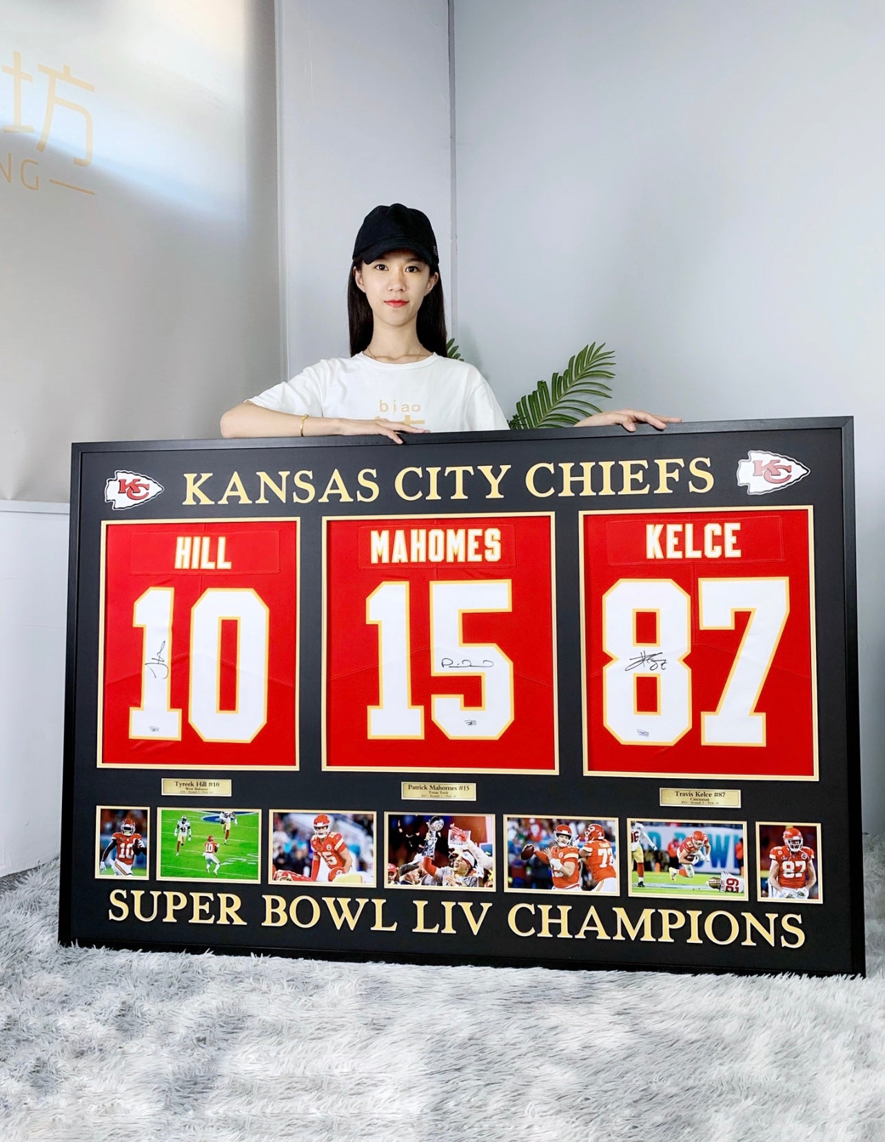 Kansas City Chiefs Custom Framed Collectible