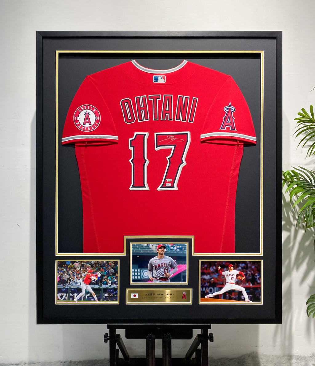 Shohei Ohtani Los Angeles Angels Jersey Framing