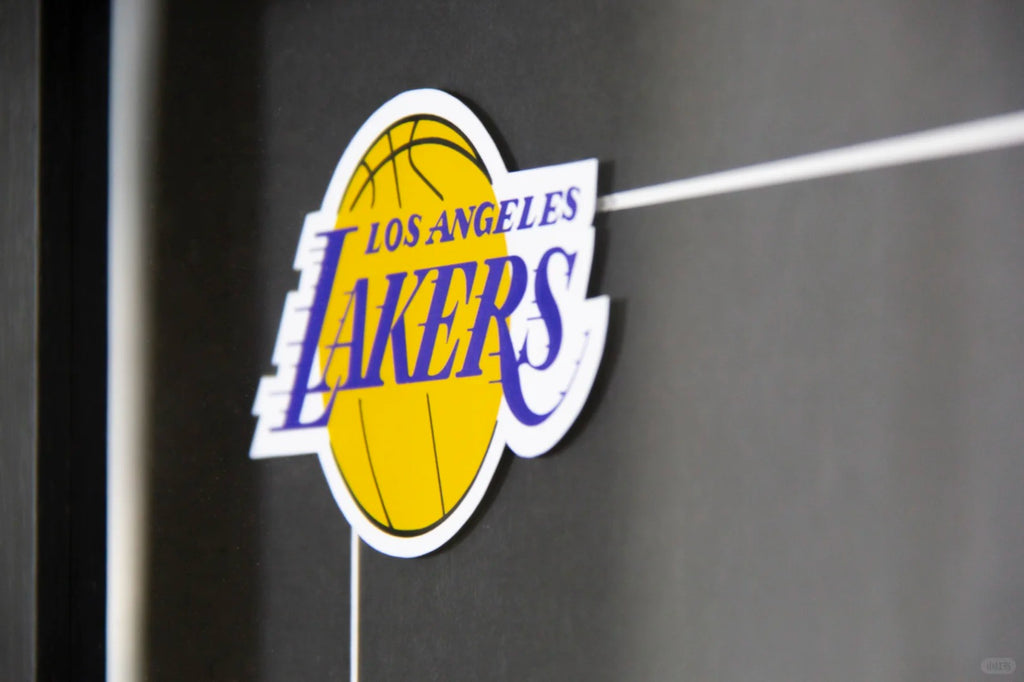 Los Angeles Lakers Kobe Bryant Autographed Jersey with Personalized Custom Design Framed 000037