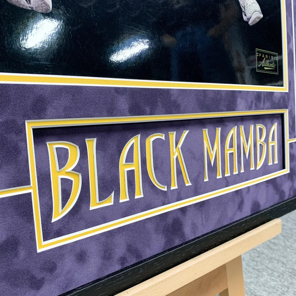 Kobe Bryant Poster with Personalized Custom Design Framed 000036