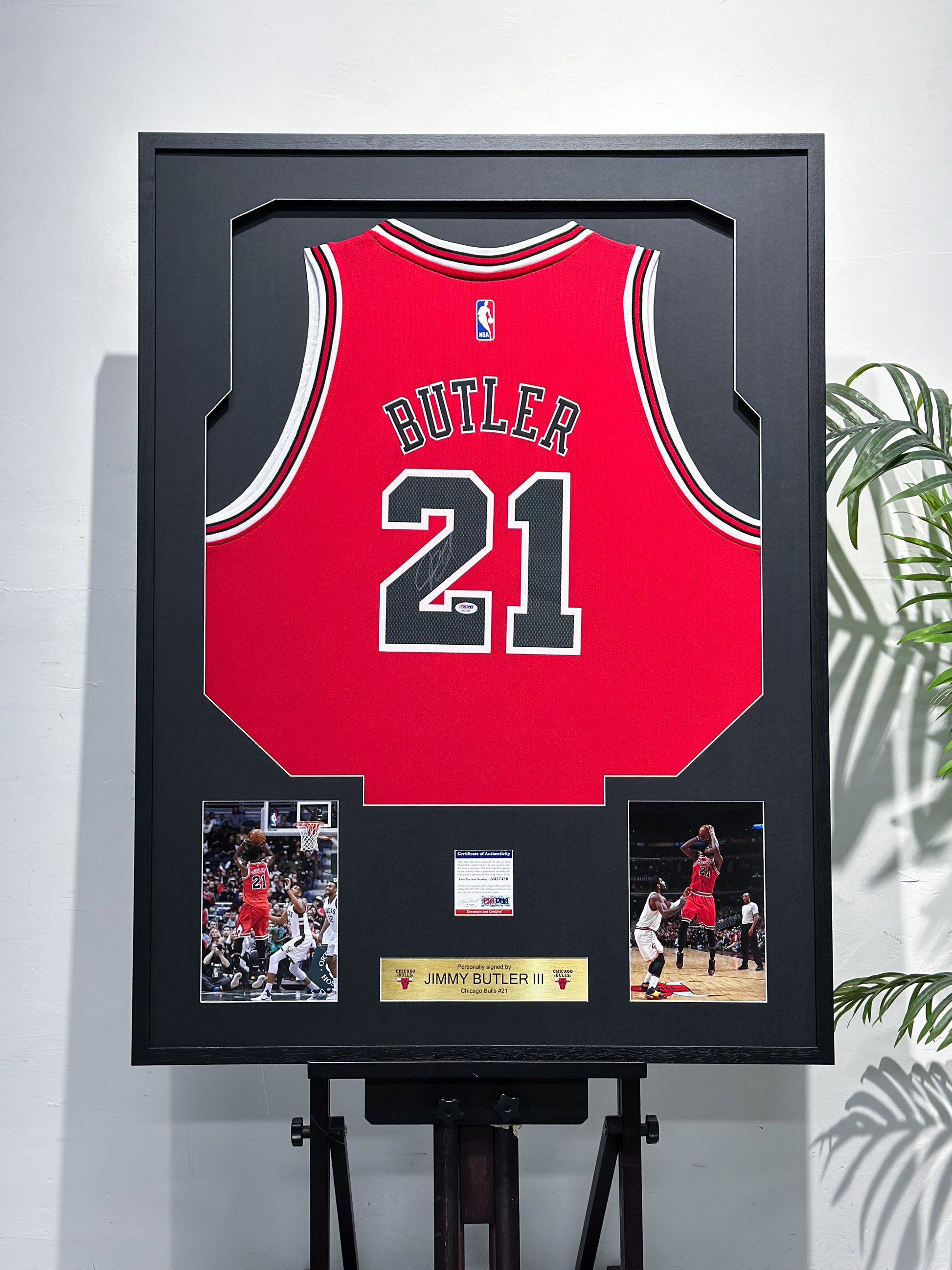 Jimmy Butler Chicago Bulls Autographed Jersey Framing