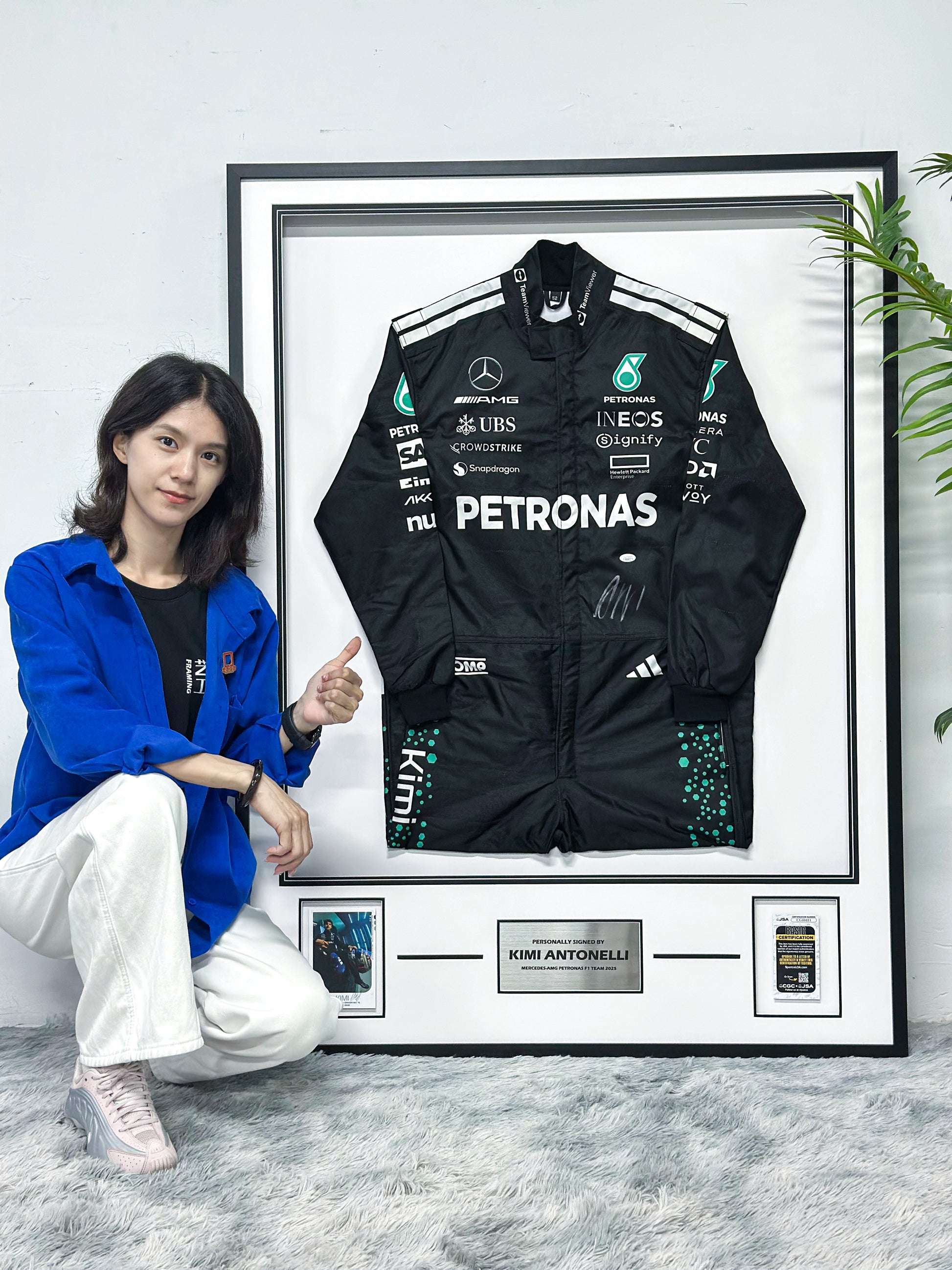 F1 racing suit Custom Framing