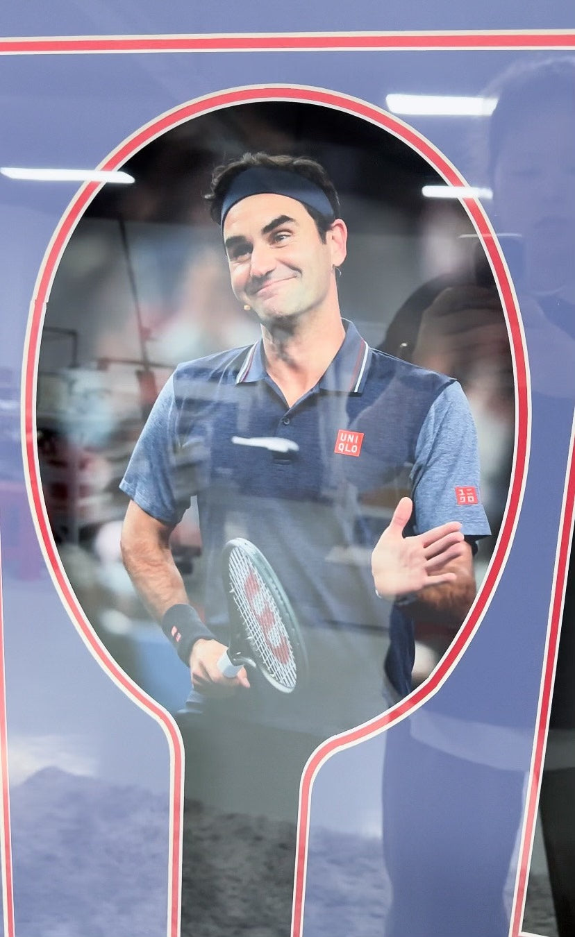 Roger Federer Tennis Racket Autographed Custom Framed