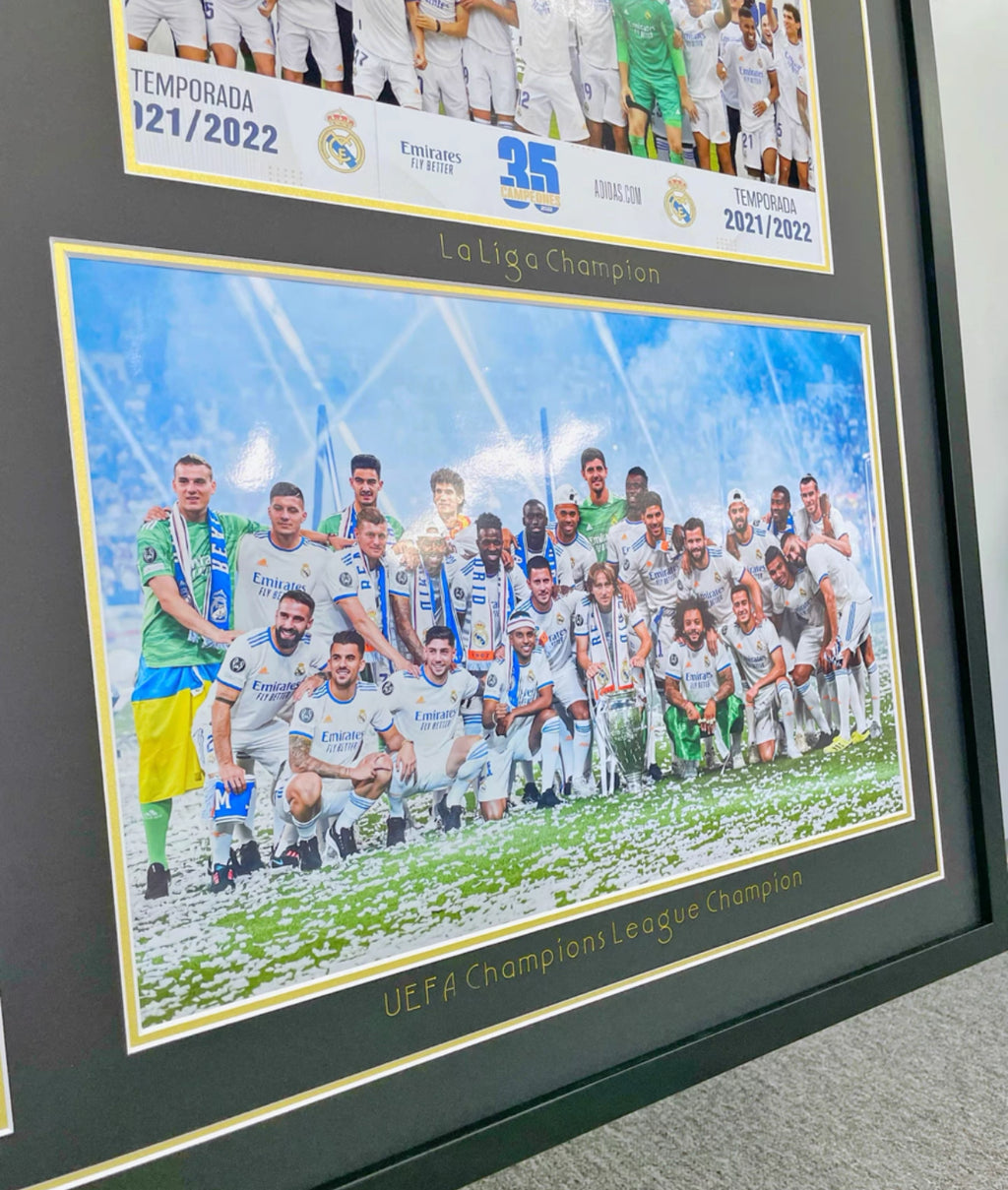 Real Madrid Autographed Jersey Jersey Framing