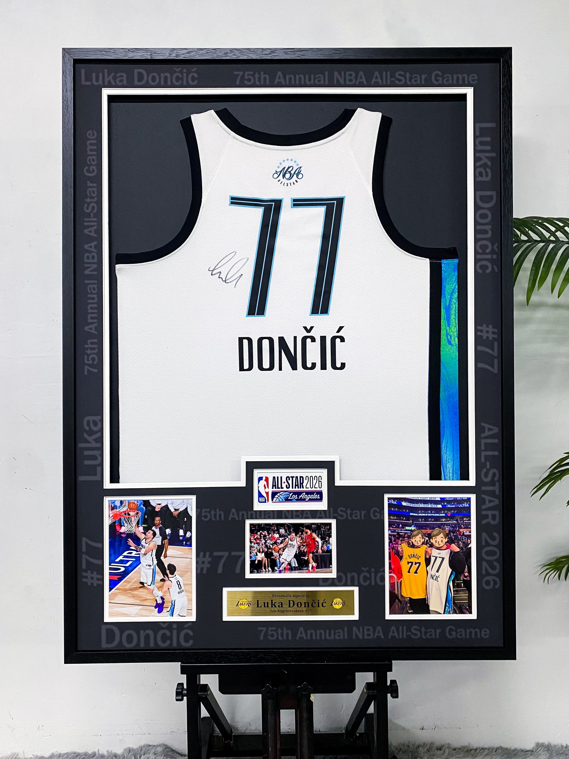 Luka Dončić NBA All‑Star No.77 Jersey Collectible Display