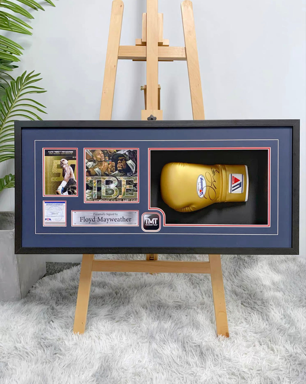 Floyd Mayweather Boxing Gloves Sentimental Item Custom Framing