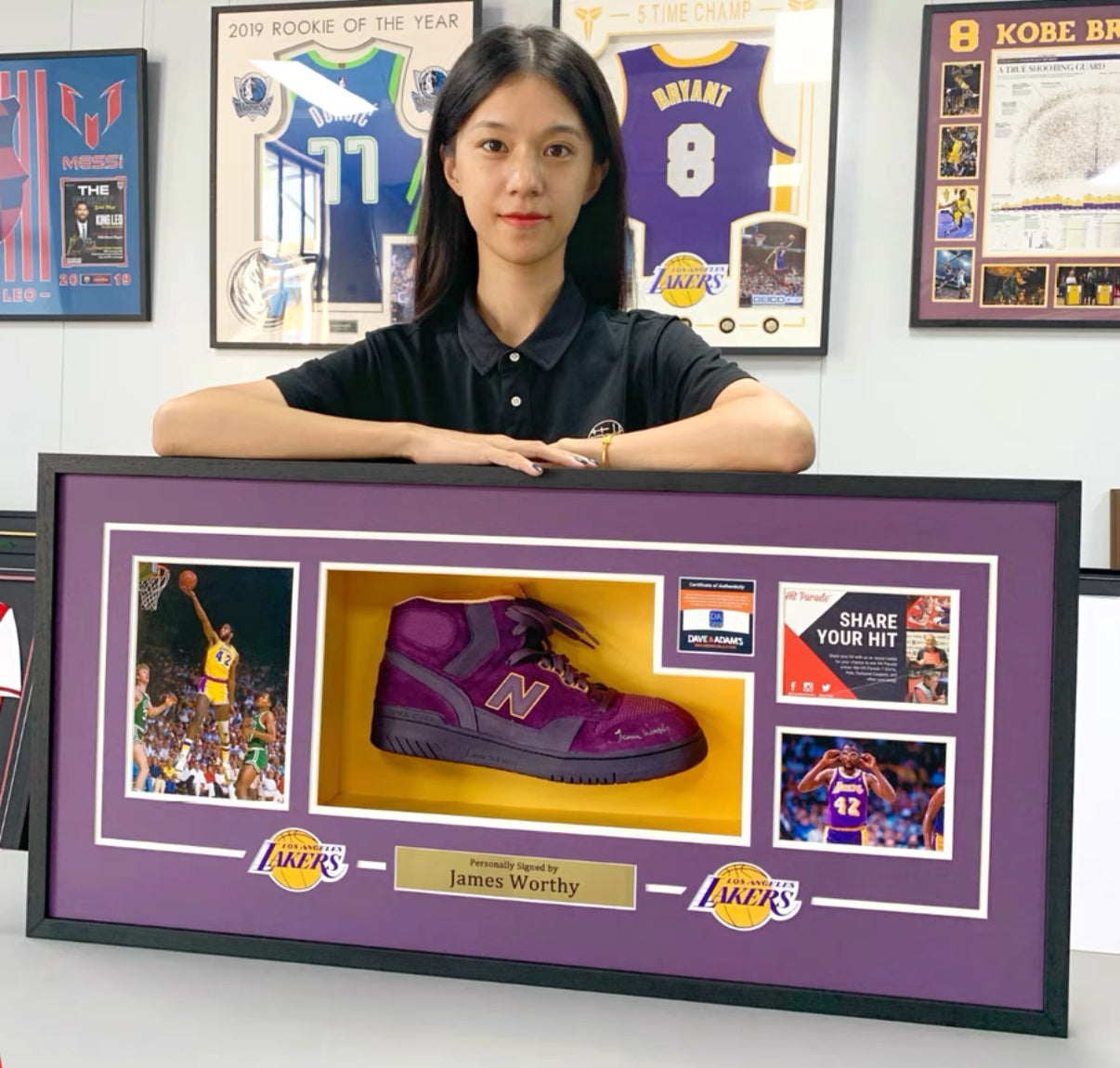 Autographed Sneakers | Custom Framed Keepsake Display