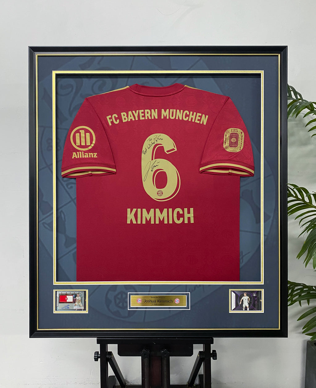 Joshua Kimmich Bayern Munich Autographed Jersey Framing
