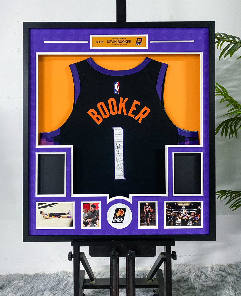 Devin Booker Phoenix Suns Jersey Framed