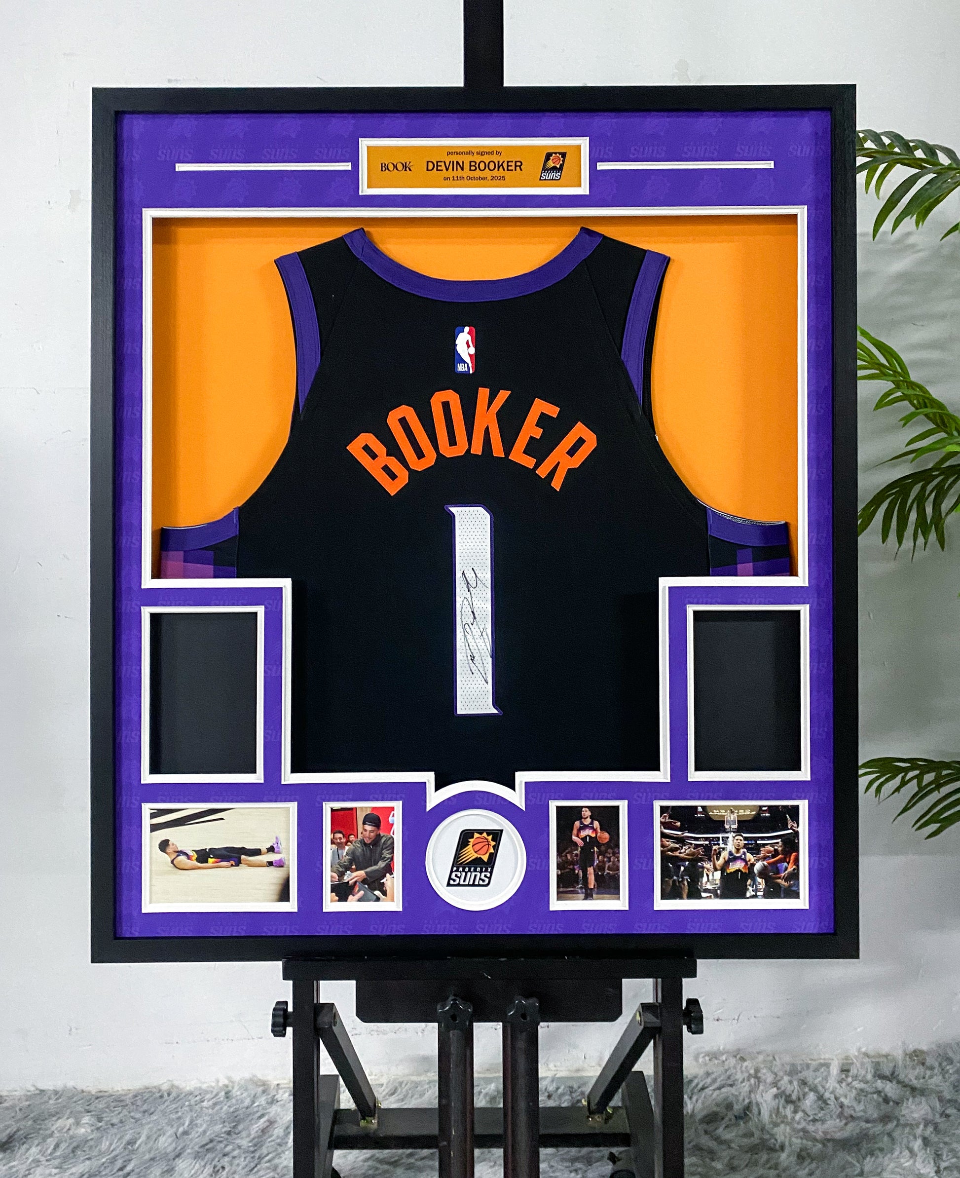 Devin Booker Phoenix Suns Jersey Framed