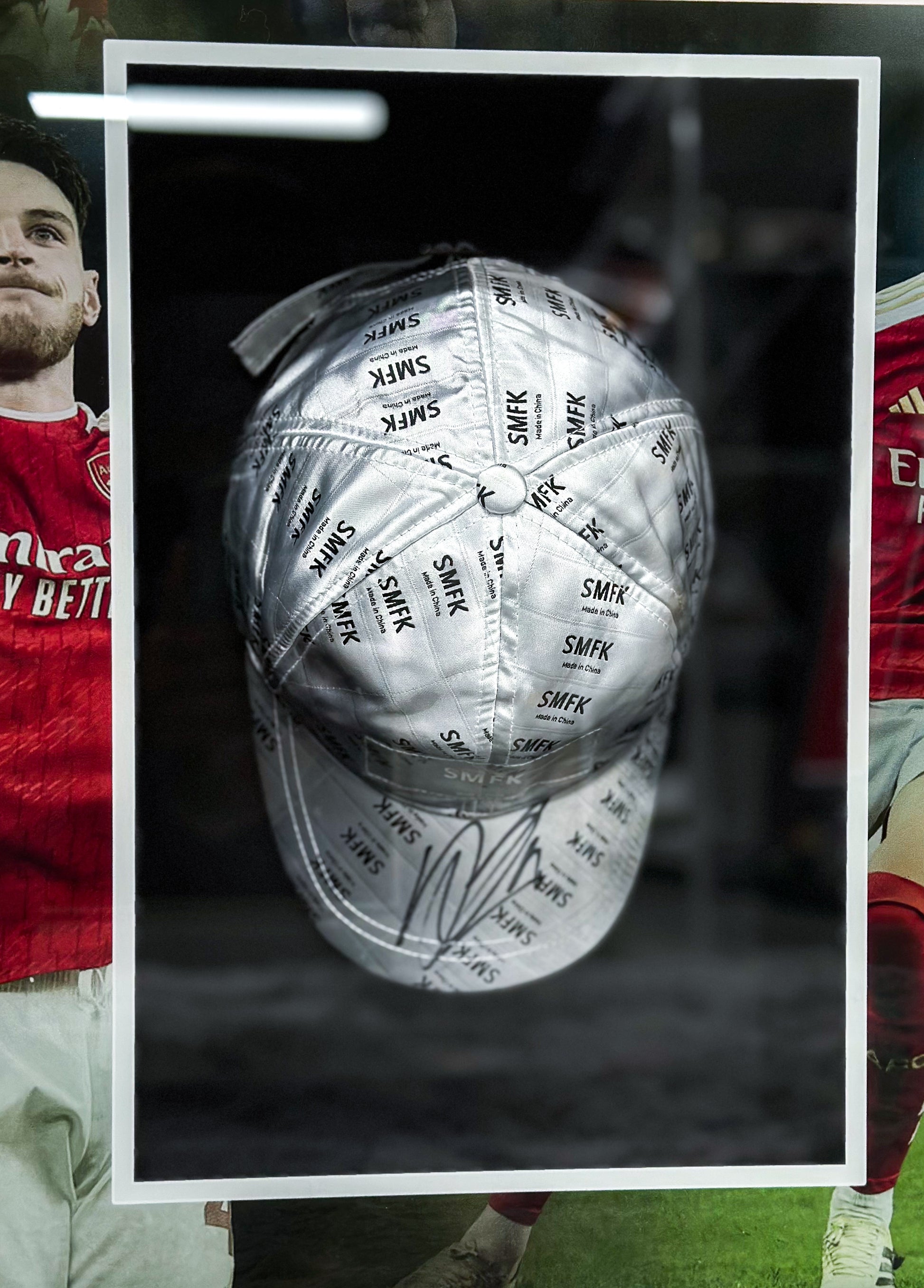 Declan Rice Arsenal FC Autographed Custom Framed Jersey