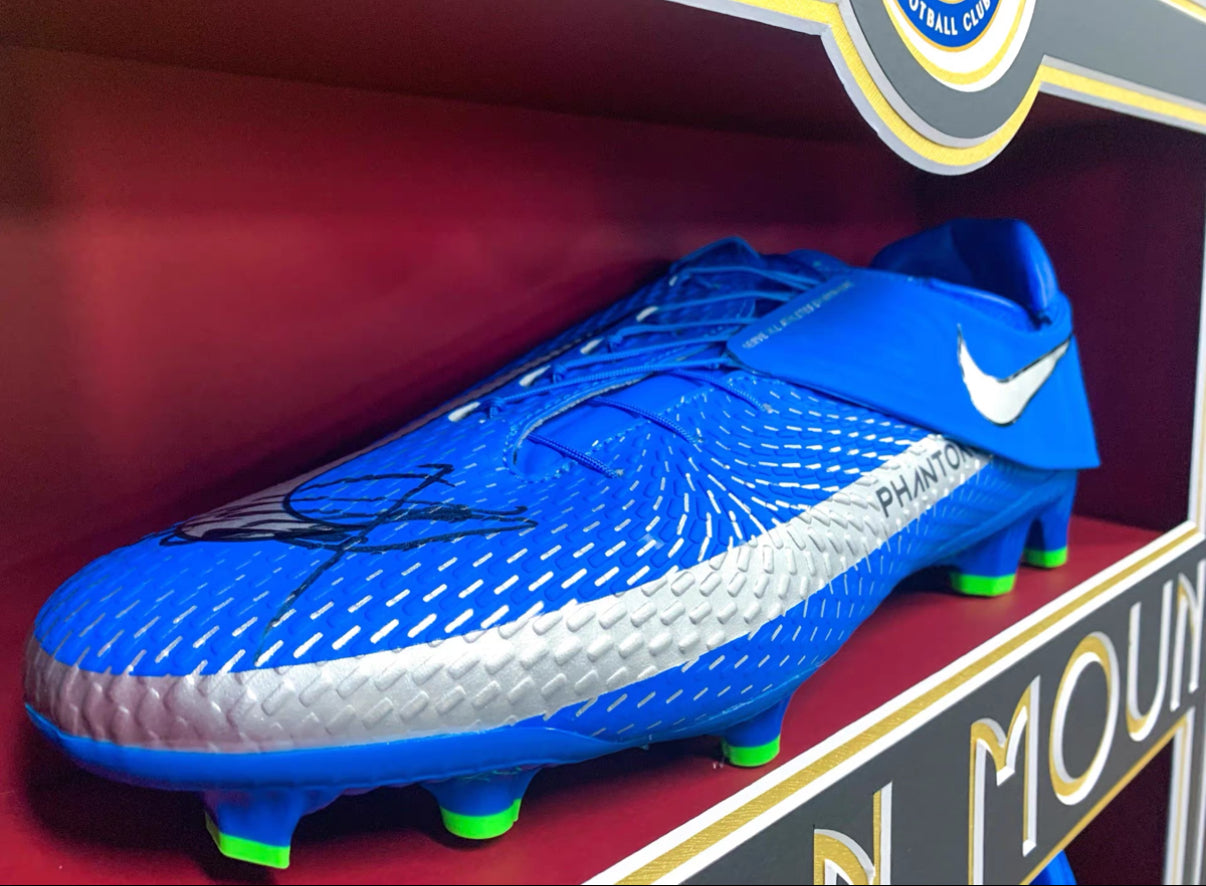 Mason Mount Chelsea Autographed Sneakers Custom Framing