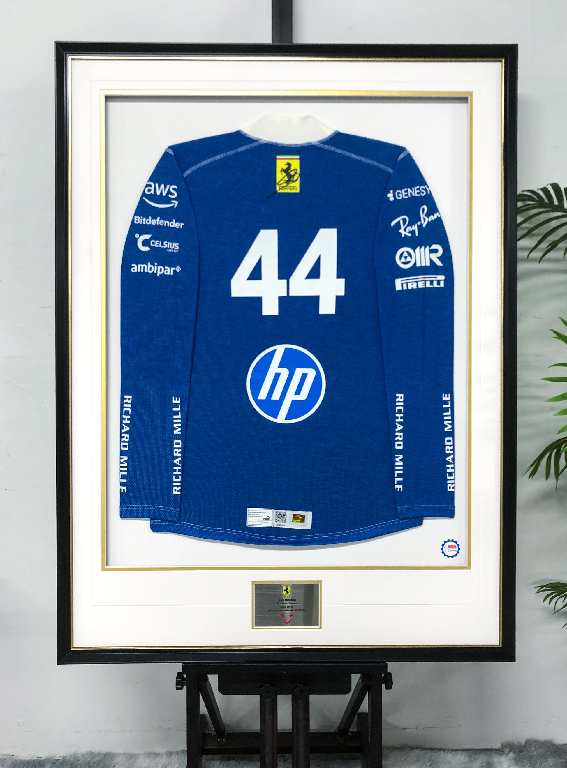 Custom long-sleeve framing