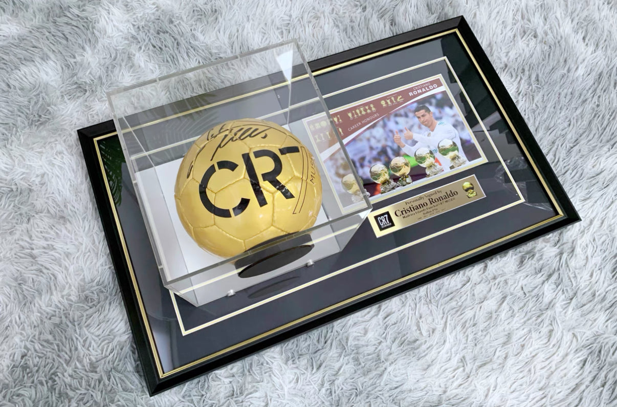 Cristiano Ronaldo Autographed Memorabilia | Personalized Framed Keepsake