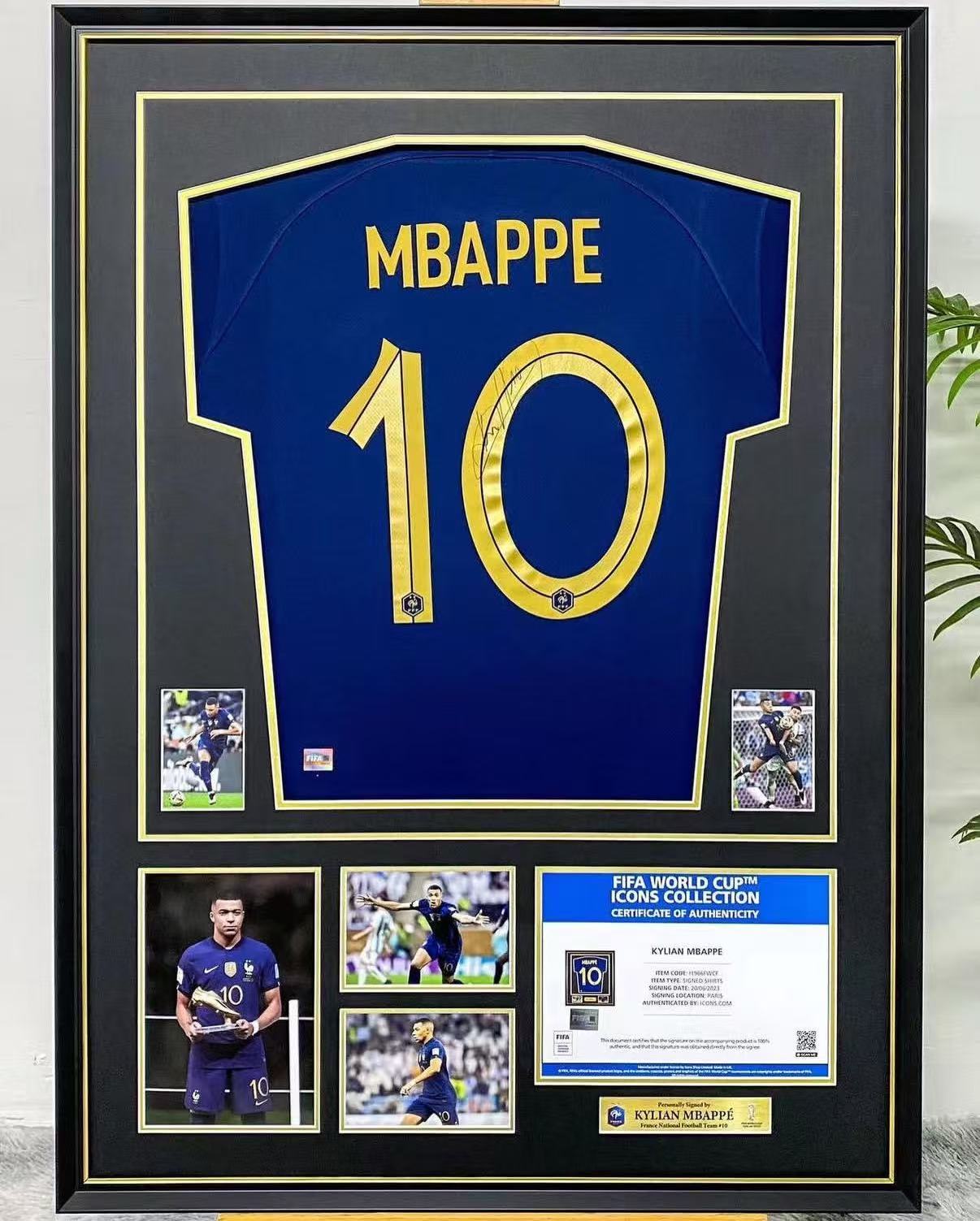 France National Team Jersey – Autographed Custom Framing