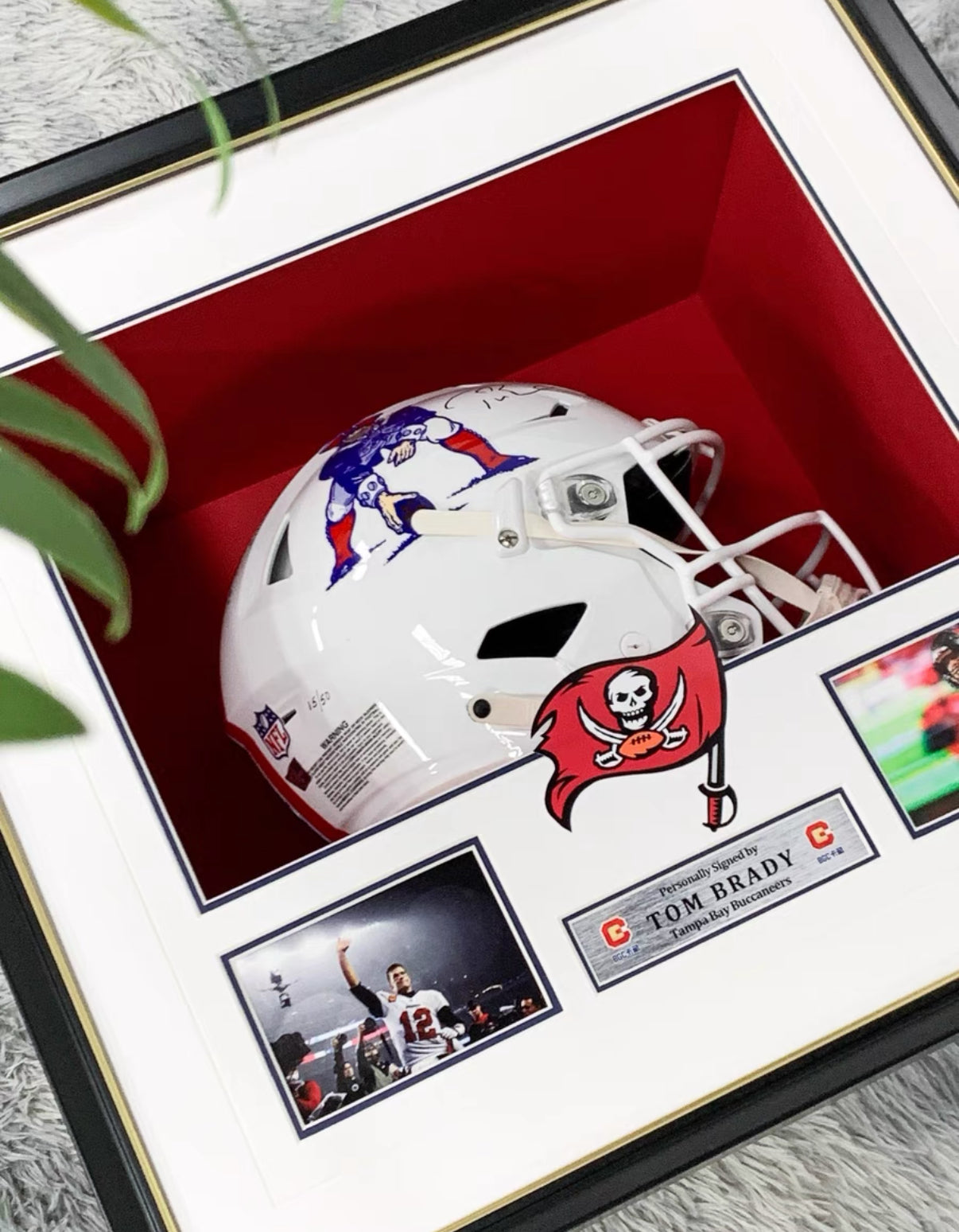 Tampa Bay Buccaneers Tom Brady Jacksonville Jaguars Trevor Lawrence Sentimental Item Custom Framed