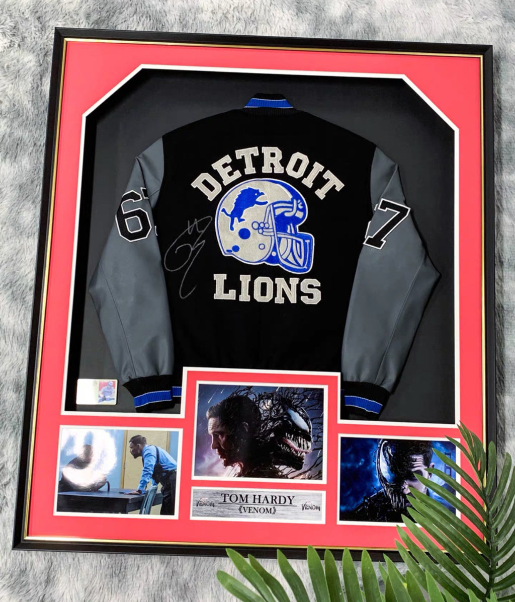 Tom Hardy Autographed Game Jersey | Personalized Framed Keepsake