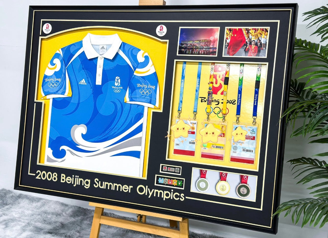 2008 Olympic Custom Framed Sentimental Item