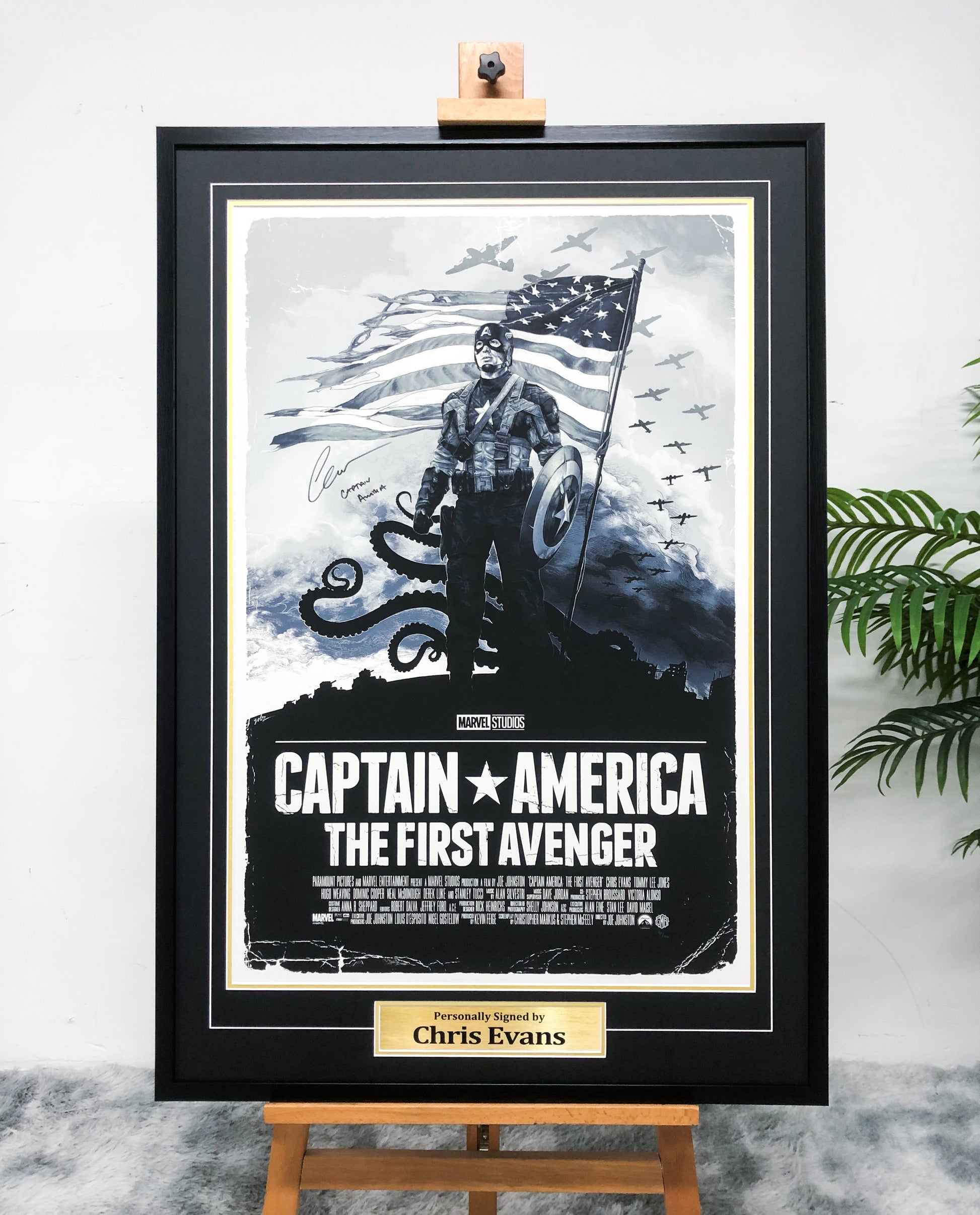 Captain America Poster Custom Framing