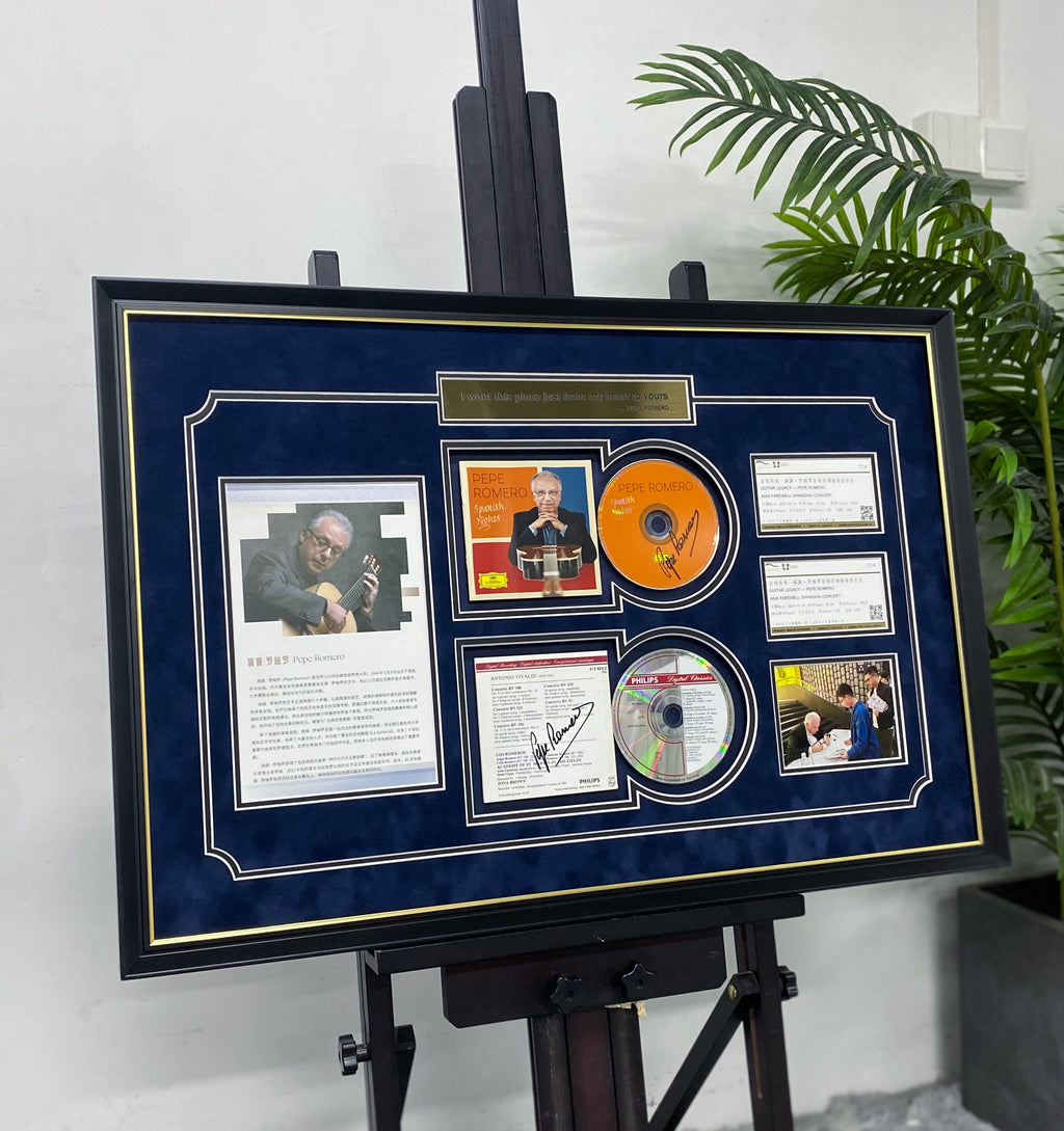 Pepe Romero CD Collection Framed