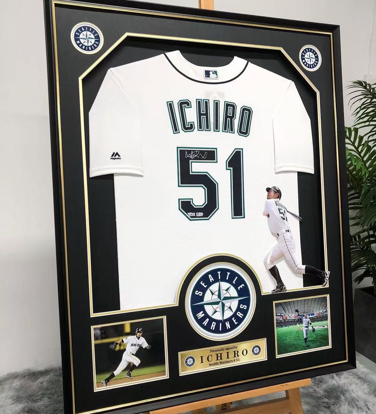Ichiro Seattle Mariners Jersey Framing