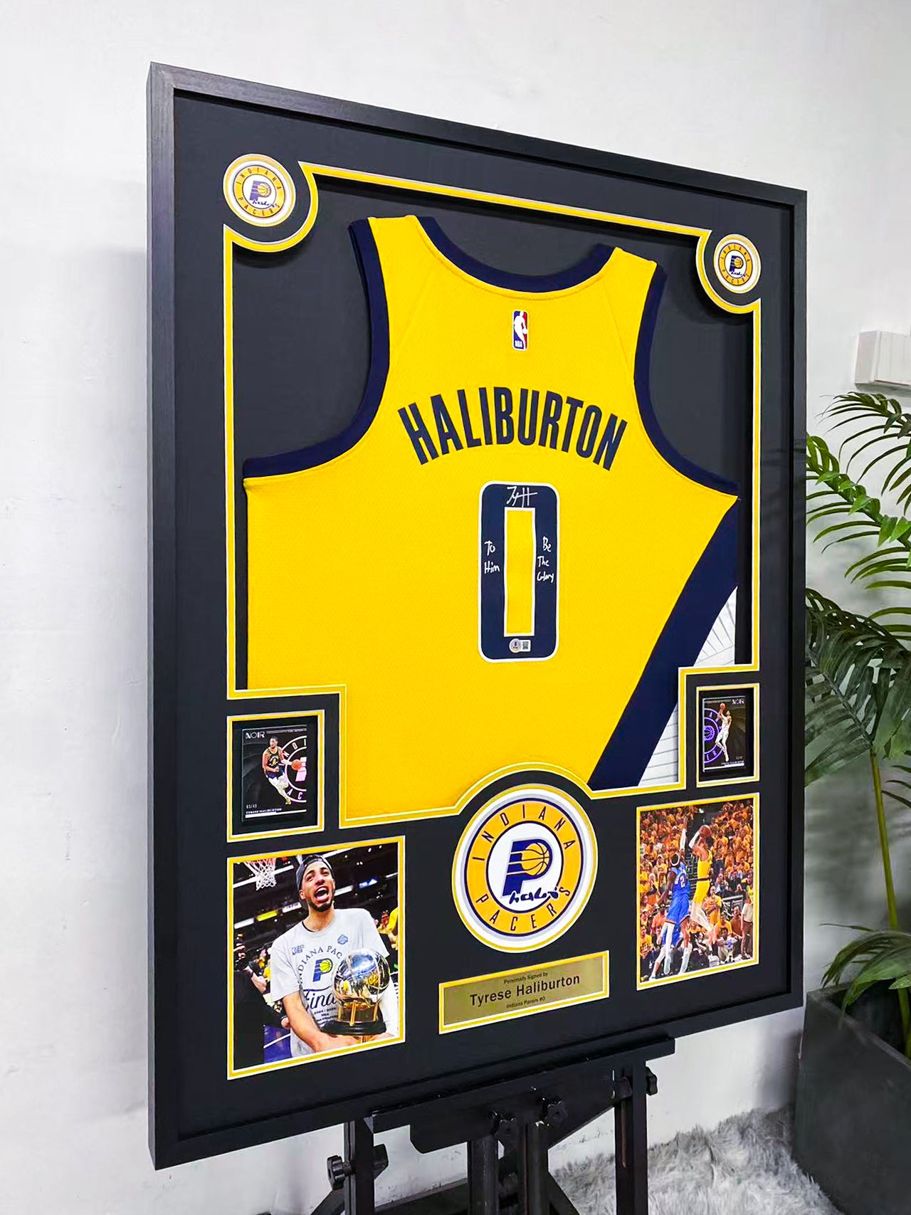 Tyrese Haliburton Indiana Pacers Autographed Jersey Collectible Memorabilia