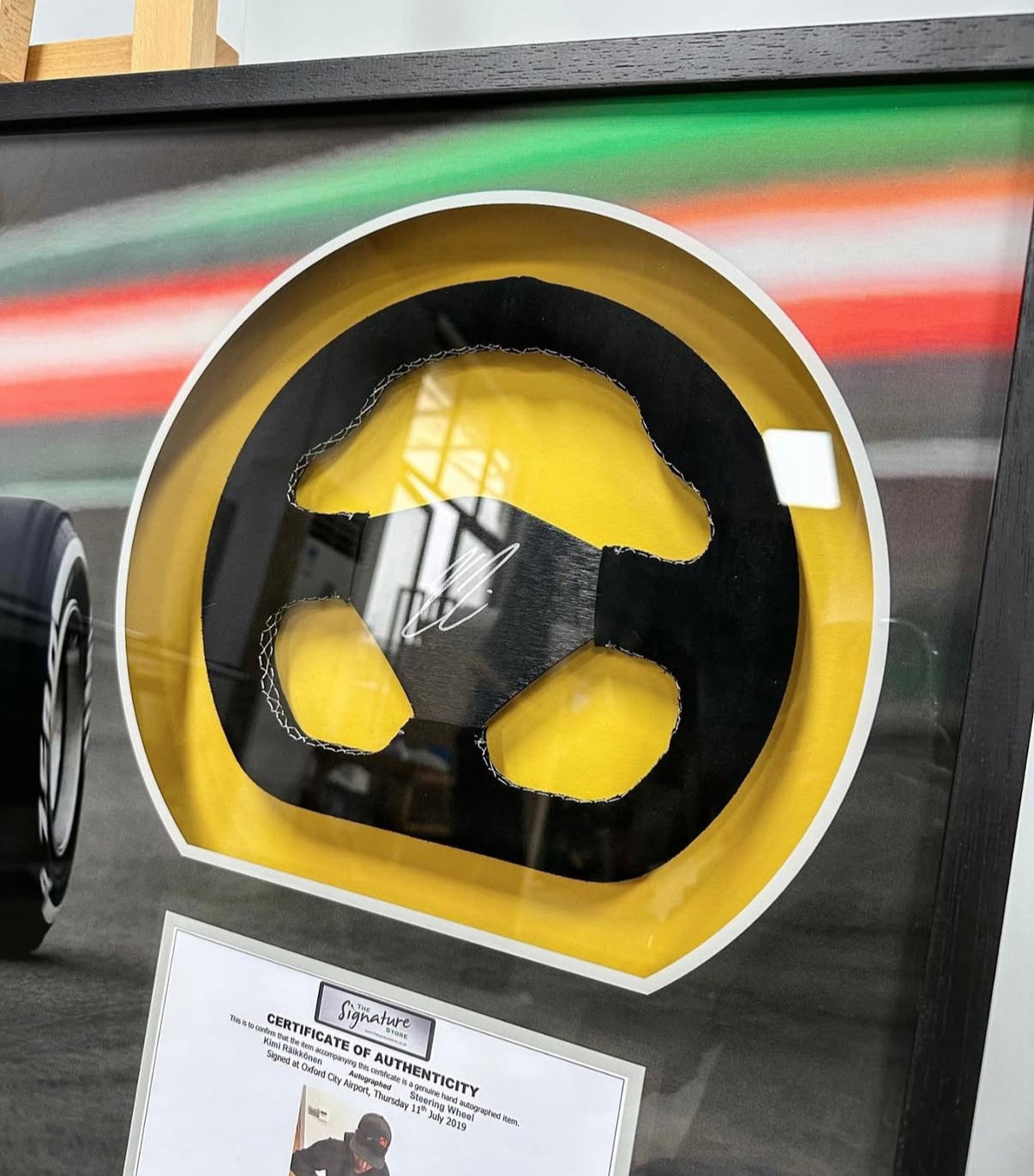 Kimi Raikkonen Sentimental Item Custom Framed