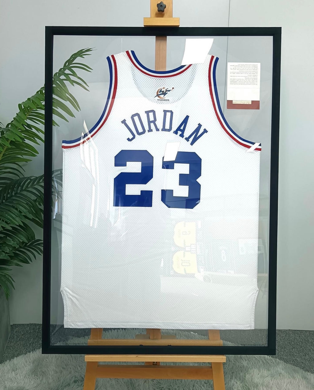 All-Star Michael Jordan Autographed Framed Jersey