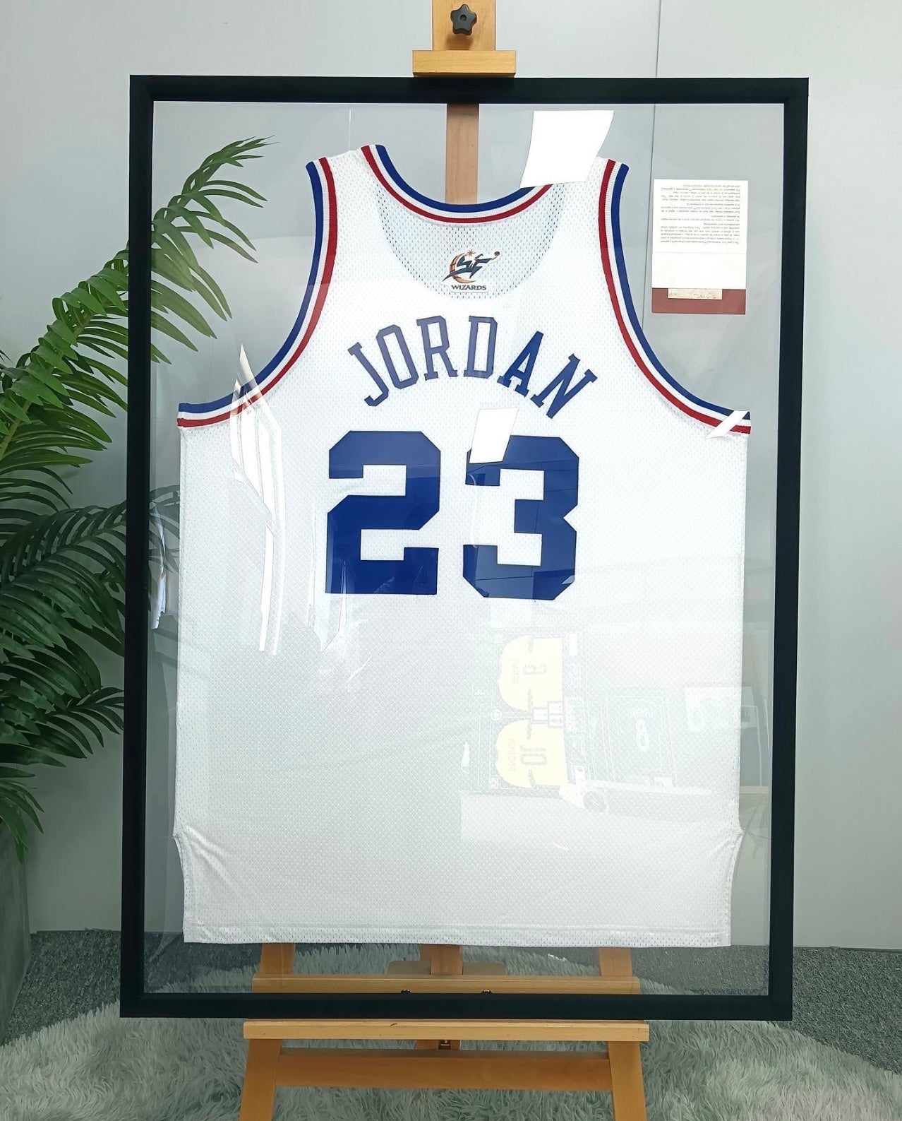All-Star Michael Jordan Autographed Framed Jersey