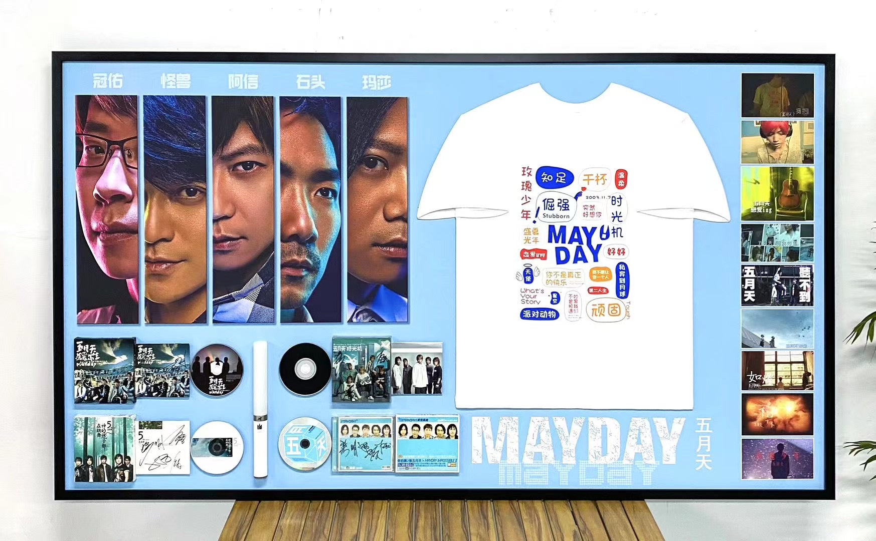 Vinyl Records Custom Framed Collectible