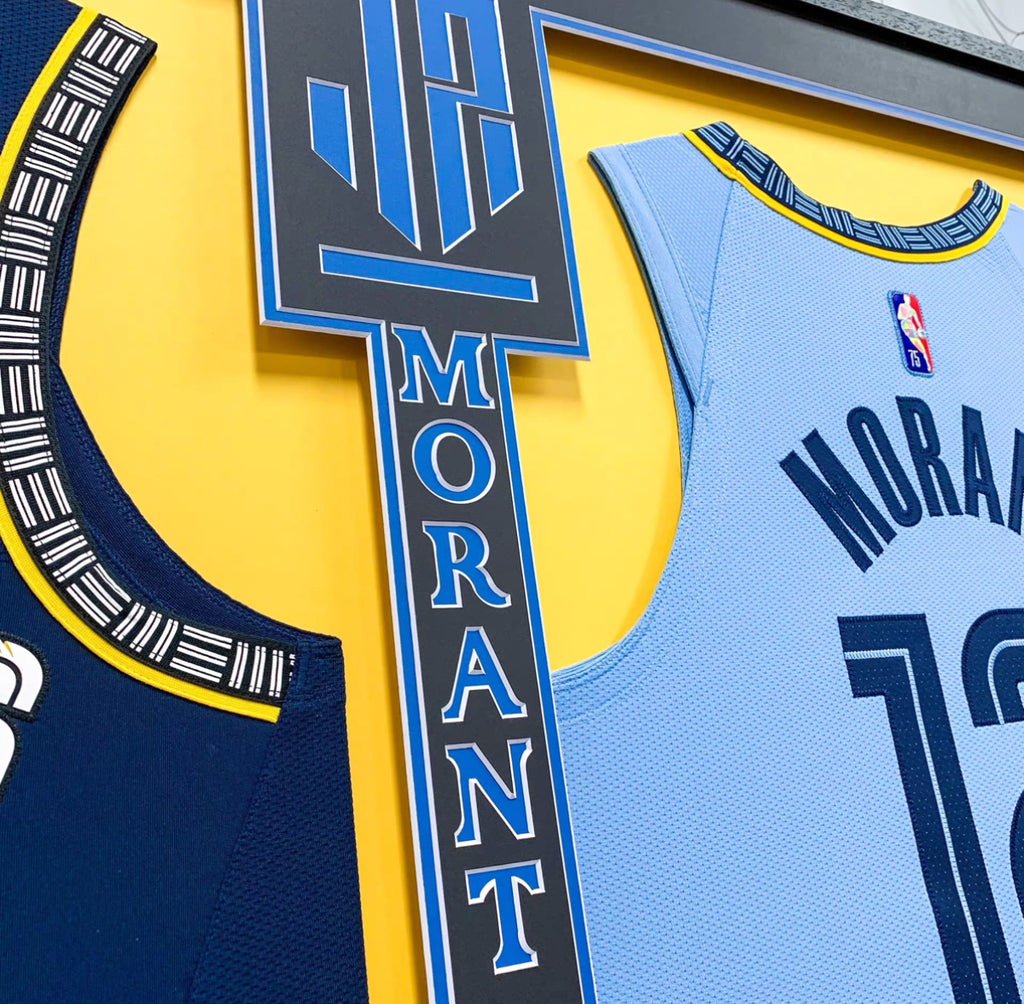 Ja Morant Memphis Grizzlies Autographed Jersey | Custom Framed Display