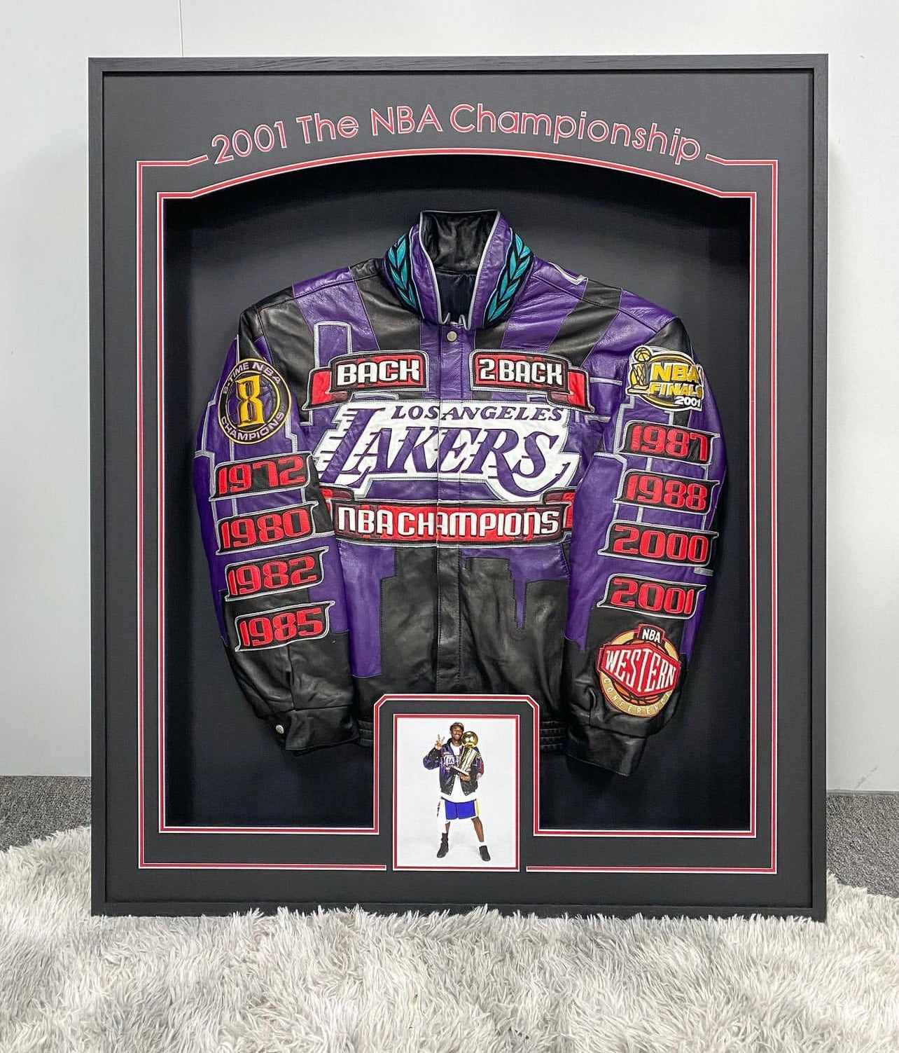 Kobe Bryant Custom Framed Sentimental Item