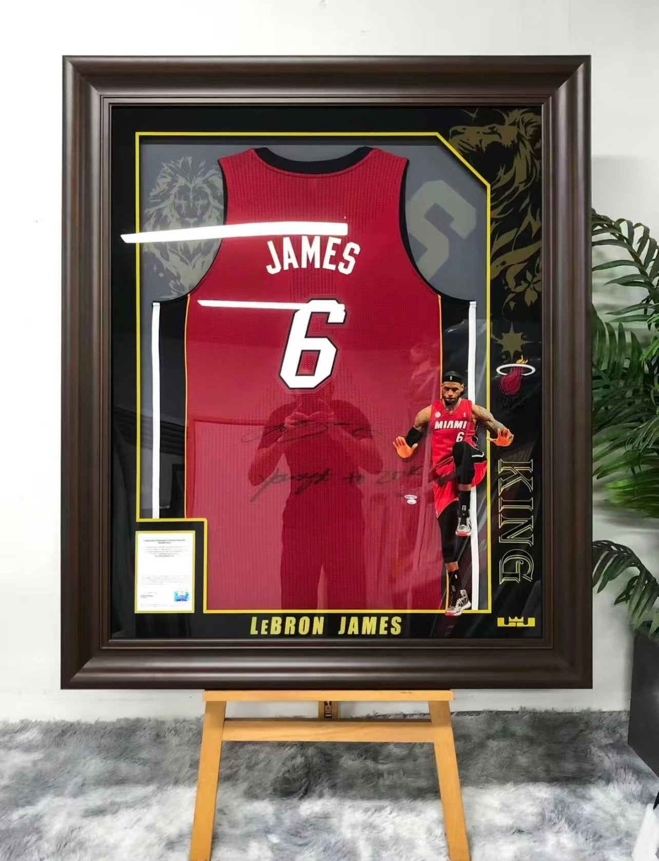 LeBron James Miami Heat Jersey Framing